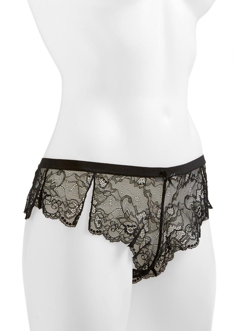 Honeydew Honeydew Intimates 'Crystal' Open Gusset Lace Thong | Intimates