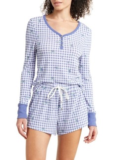 Honeydew Intimates Knit Long Sleeve Short Pajamas