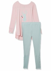 Honeydew Intimates Women's Tea Pajama Set Semi-Sweet/Snow Mint