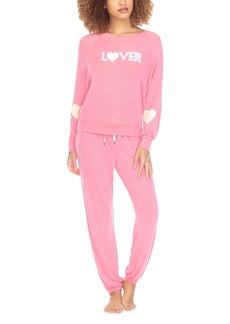 Honeydew Star Seeker Pajama Set in Pink/Allure