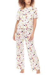 Honeydew Women's All American Printed Loungewear Set - Ivory Botanical