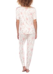 Honeydew Women's Happy Place 2-Pc. Printed Pajamas Set - Pure Hearts