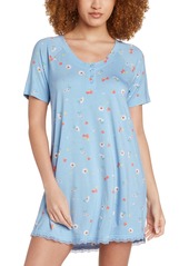 Honeydew Women's Lovely Morning Gingham Sleepshirt - Apricot Gingham