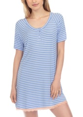 Honeydew Women's Lovely Morning Gingham Sleepshirt - Apricot Gingham