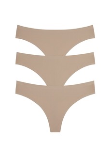 Honeydew Women's Skinz Thong, Pack of 3 - Nude