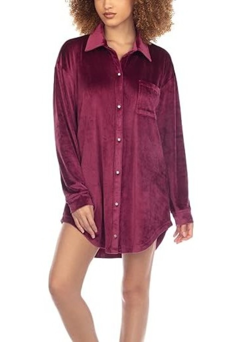 Honeydew Much Love Velour Sleepshirt