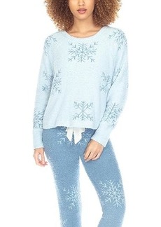 Honeydew Snow Angel Chenille Sweater