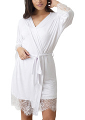 Honeydew Intimates Lovely Day Robe in White Floral at Nordstrom