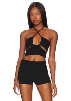h:ours Sinclair Cropped Top