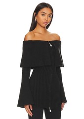 House of Harlow 1960 Akari Off Shoulder Sweater