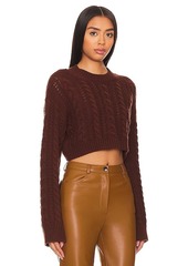 House of Harlow 1960 x REVOLVE Abia Cropped Cable Sweater