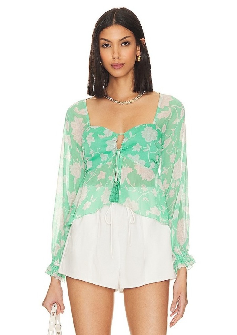 House of Harlow 1960 x REVOLVE Tanya Blouse