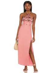 House of Harlow 1960 x Sofia Richie Marlena Embroidered Maxi Dress