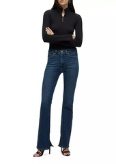 Hudson Jeans Barbara High-Rise Boot-Cut Jeans