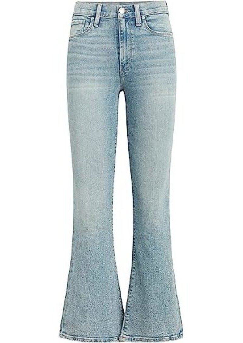 Hudson Jeans Barbara High-Rise Bootcut Crop in Prism