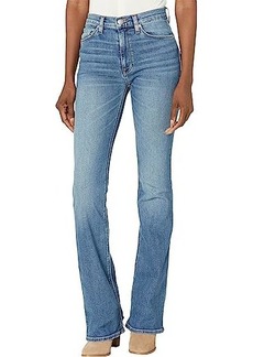 Hudson Jeans Barbara High-Rise Bootcut in Sandy Dest Hem