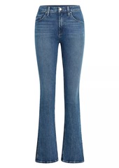 Hudson Jeans Barbara High-Rise Slit Baby Bootcut Jeans