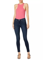 Hudson Jeans Barbara High-Rise Super Skinny Crop Jeans