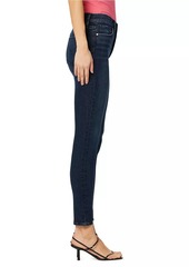 Hudson Jeans Barbara High-Rise Super Skinny Crop Jeans