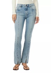 Hudson Jeans Barbara High-Rise Vent Baby Bootcut Jeans