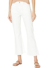 Hudson Jeans Barbara High-Waist Bootcut Crop in White