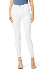 Hudson Jeans Barbara High-Waist Super Skinny Ankle in White