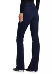 Hudson Jeans Barbara Mid-Rise Stretch Flare Jeans