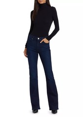 Hudson Jeans Barbara Mid-Rise Stretch Flare Jeans