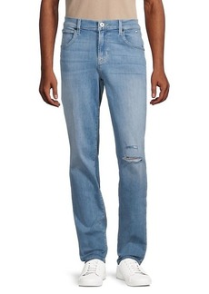 Hudson Jeans Blake Distressed Slim-Straight Fit Jeans