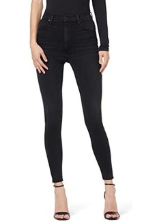Hudson Jeans Centerfold Extreme High-Rise Super Skinny Ankle in Shady Noir