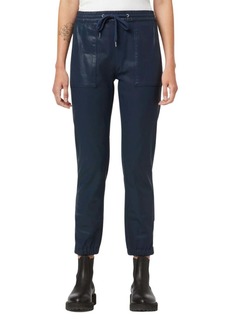 Hudson Jeans Coated Utility Jogger In Pageant Blue