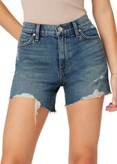 Hudson Jeans Devon High-Rise Cut-Off Boyfriend Shorts