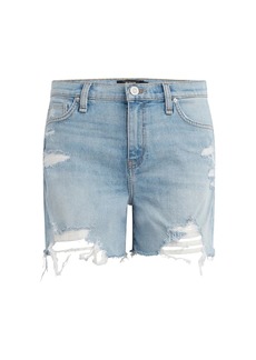 Hudson Jeans Devon High-Rise Denim Shorts
