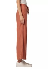 Hudson Jeans Drawstring Wide-Leg Cropped Trousers