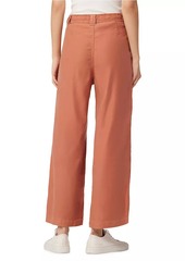 Hudson Jeans Drawstring Wide-Leg Cropped Trousers