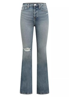 Hudson Jeans Faye Distressed Boot-Cut Jeans