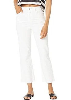 Hudson Jeans Faye Ultra High-Rise Bootcut Crop in White