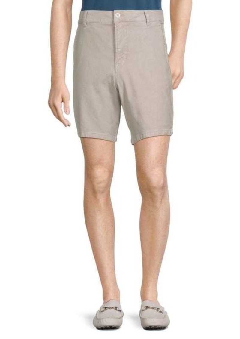 Hudson Jeans Flat Front Linen Blend Shorts