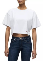 Hudson Jeans Forward Seam Crop T-Shirt