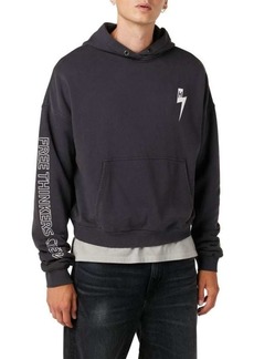 Hudson Jeans Free Thinkers Crew Cropped Hoodie