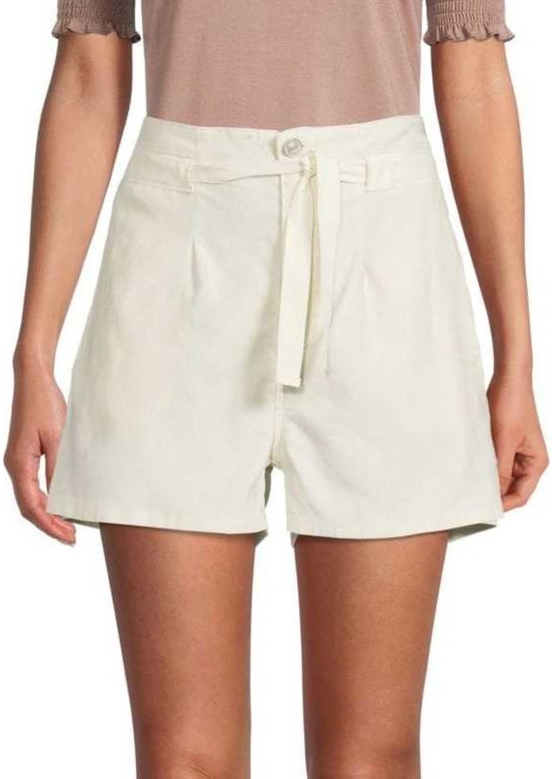 Hudson Jeans High Rise Linen Blend Shorts