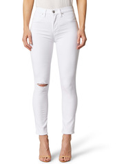 Hudson Jeans Holly High Waist Ripped Ankle Skinny Jeans