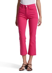 Hudson Jeans Holly High Rise Cropped Bootcut Jeans in Hibiscus at Nordstrom