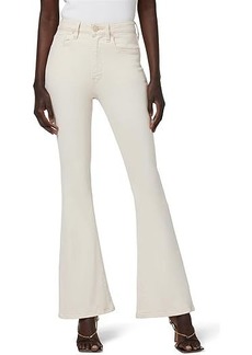 Hudson Jeans Holly High-Rise Flare Barefoot in Egret
