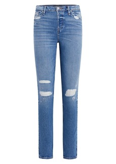 Hudson Jeans Holly High-Rise Straight-Leg Denim Jeans