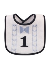 Hudson Jeans Hudson Baby Baby Boys Holiday Boys Bow Tie Terry Drooler Bibs with Fiber Filling, Pack of 12 - Multi