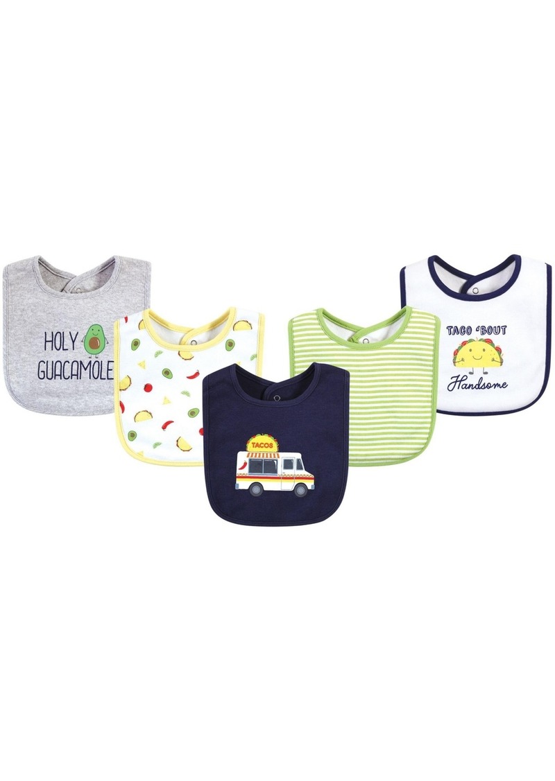 Hudson Jeans Hudson Baby Infant Boy Cotton Bibs, Taco Truck, One Size - Taco truck