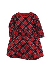 Hudson Jeans Hudson Baby Little Girls Hudson Cotton Dresses, Black Red Plaid - Red