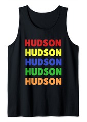 Hudson Jeans Hudson colorful name stack | pride in your name Tank Top