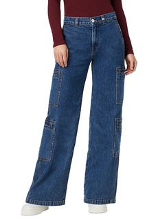 Hudson Jeans Hudson High Rise Wide Leg Cargo Jeans in Wonderland